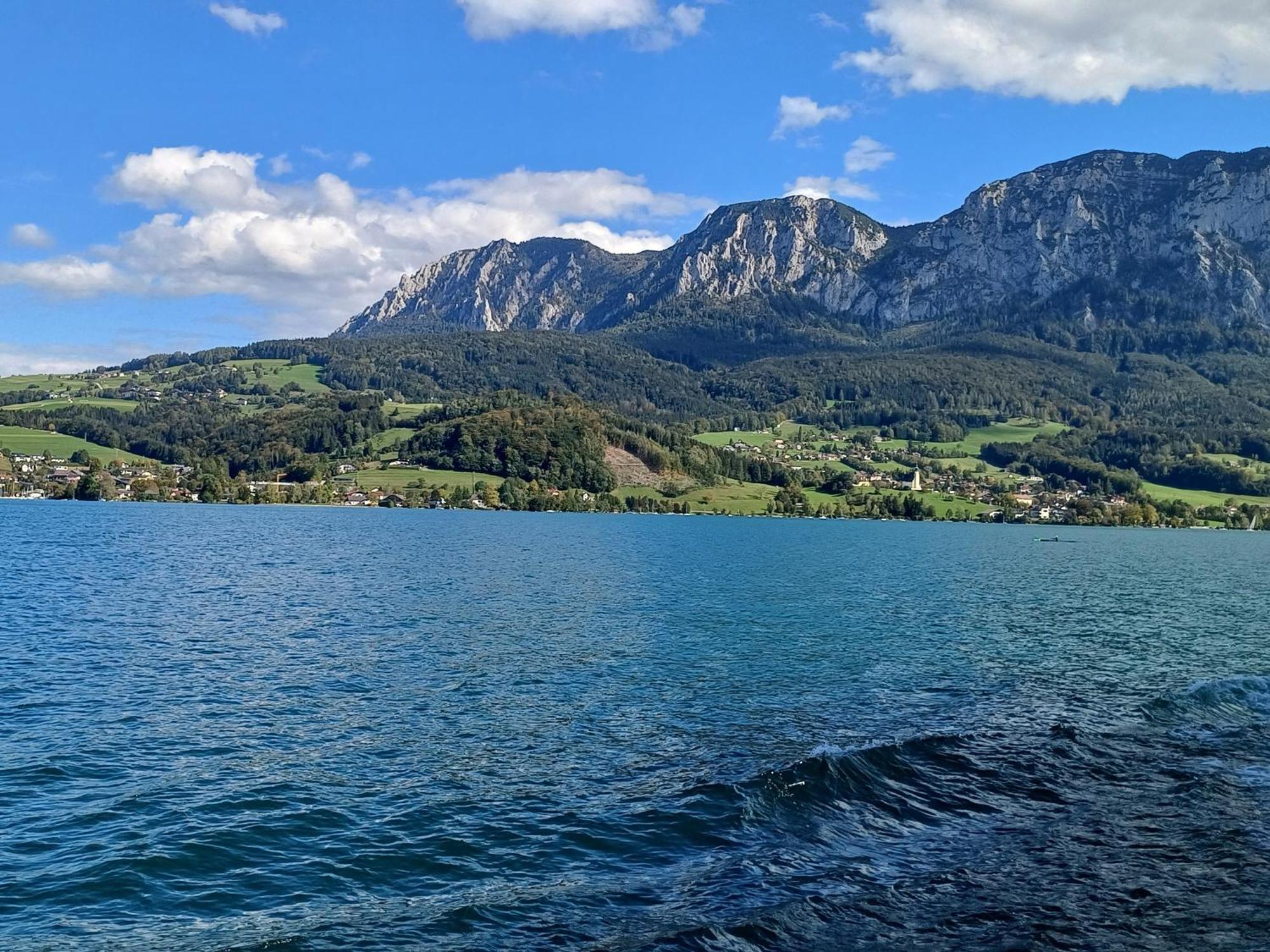Ferienwohnung Claudia Mit Terrasse Nussdorf am Attersee Dış mekan fotoğraf
